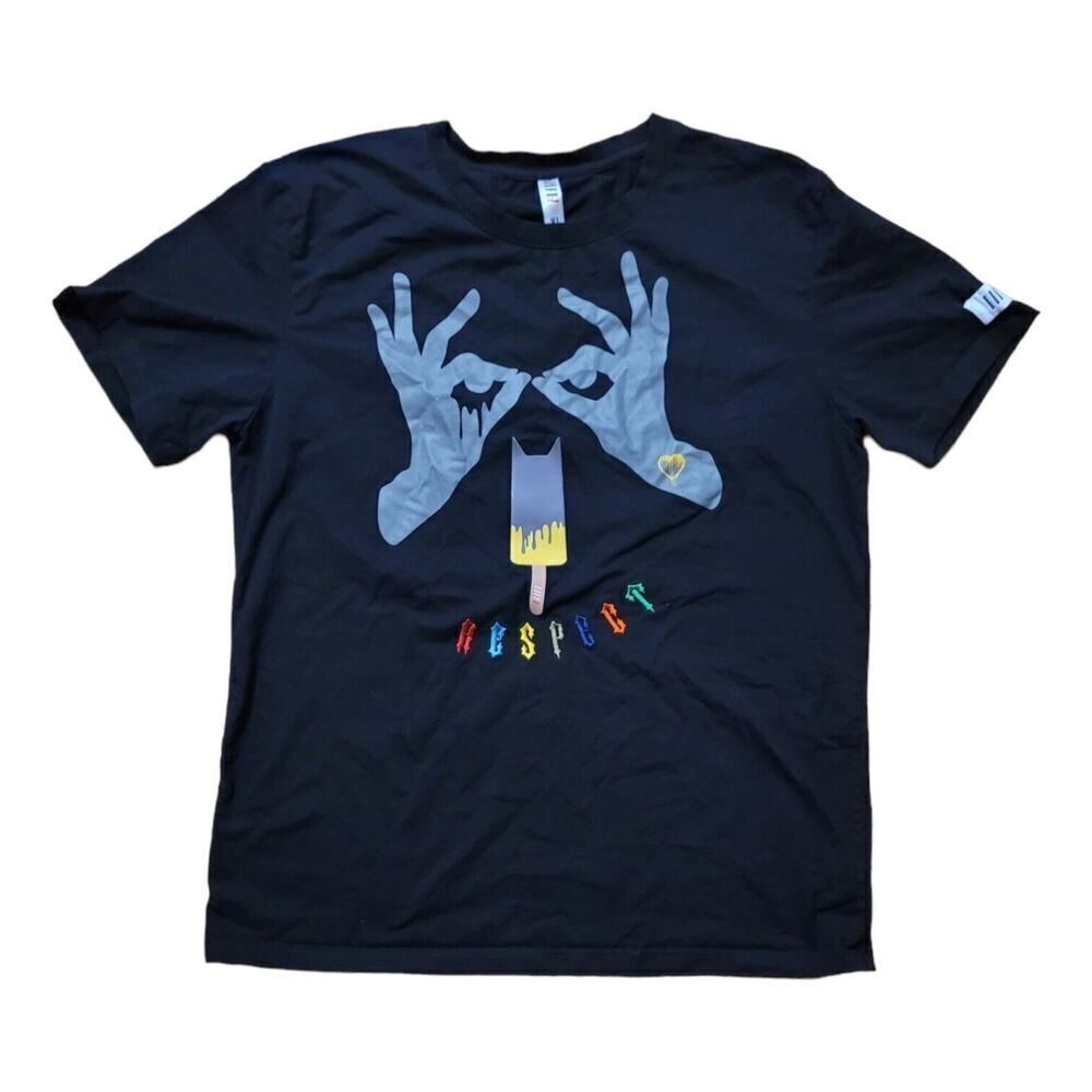 Fifth Loop RESPECT Shirt Eye Scream Respect Batman Ice Cream Black Tshirt XL